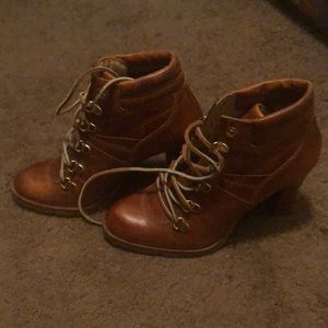Michael Kors Ankle boots, reddish brown.